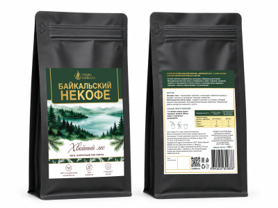 Байкальский НЕКОФЕ «Хвойный лес» напиток растворимый, пакет zip-lock, 100г